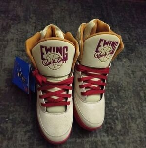 Patrick Ewing 33 Hi Taupe Clay Maroon Sze 10.5